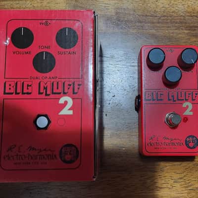 Electro-Harmonix / JHS Nano Big Muff 2 Dual Op-Amp Fuzz 2025 - Present - Red image 1