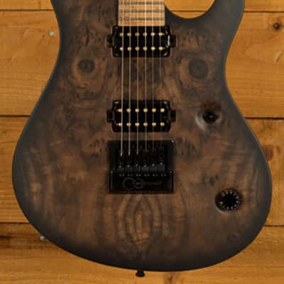 Mayones Regius 4Ever 6 - Birdseye Maple - Trans Natural Black Burst Satin image 3