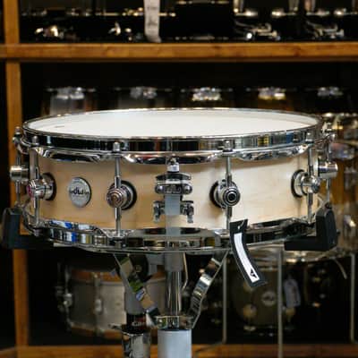 DW Collector's Maple 4x14 Snare Drum - "Natural Satin Oil" image 2