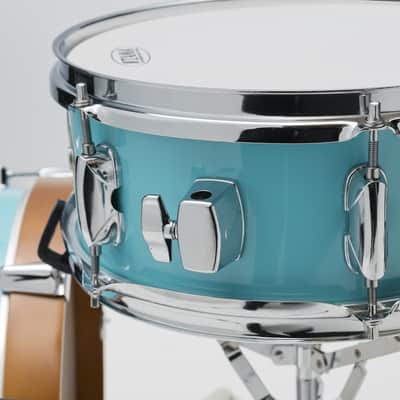 Tama LJK28S-AQB Club-Jam Mini Shell Kit 2 pcs - Aqua Blue/Chrome HW image 8