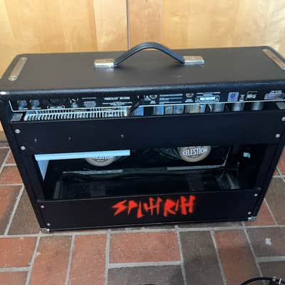Fender '68 Custom Vibrolux Reverb-Amp 2-Channel 35-Watt 2x10" Guitar Combo 2013 - 2018 - Black image 8