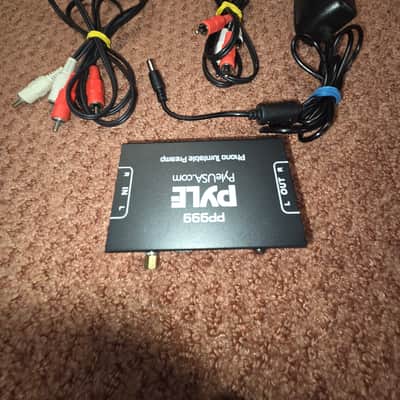 Immagine Pyle Pyle PP999 Phono Preamp W/ RCA cables - Black - 2