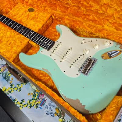 Fender Stratocaster Custom Shop 59 Surf Green Heavy Relic 2021 image 4