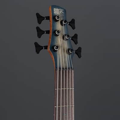 Ibanez Standard SR606E-CTF Cosmic Blue Starburst Flat - 6-String Electric Bass image 4