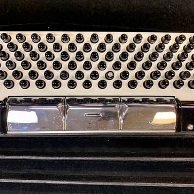Excelsior Excelsiola Model 714 Black Accordion with Pickup and Gig Bag image 8