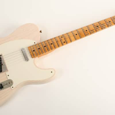 Fender Custom Shop 1959 Telecaster Journeyman Relic 1-Piece Rift Sawn Maple Neck Fingerboard Aged White Blonde image 4