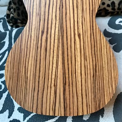 Ohana Zebrawood Concert Ukulele CK-15Z 2017 Zebrawood Satin image 5