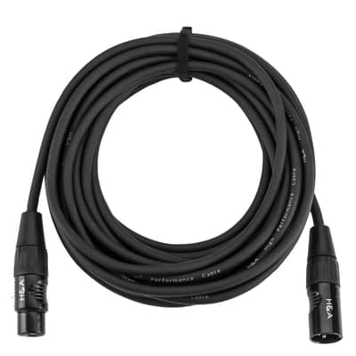 H&A Platinum Pro Quad 25' XLR M to XLR F Microphone Cable with Rean by Neutrik Gold Connectors image 5