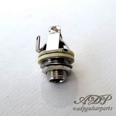 Pure Tone Mono Multi-Contact 1/4 in. Output Jack Nickel No More Crackle! PTT1 image 3