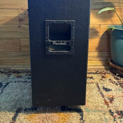 Randall R412 USA made Stereo 4x12 guitar cab Late 80's / Early 90's - Black Tolex image 5
