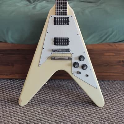 Vintage 1980s Burny Flying V "RFV-75" MIJ Japan - EMG Fat-55 image 1