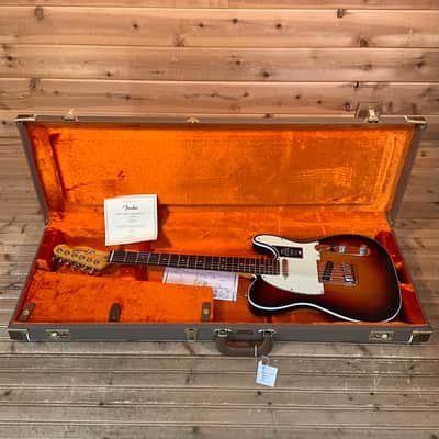 Fender American Ultra Luxe Vintage 60's Telecaster Custom Electric Guitar - 3-Color Sunburst image 7