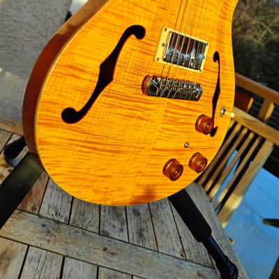 PRS Hollowbody I Piezo 10Top -2006- Vintage Yellow image 8