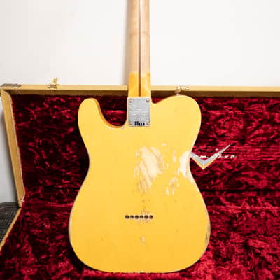 Fender Custom Shop Limited Edition 70th Anniversary Broadcaster Heavy Relic 2020 - Aged Nocaster Blonde image 3