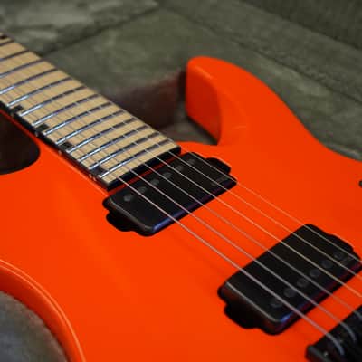 ESP CUSTOM SHOP M-II CTM/M Neon Orange 6-String Electric Guitar w/ Hard Case (2025) image 9