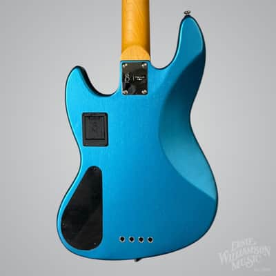 Sire Marcus Miller V6-4 String Bass Guitar, Maple Fingerboard, Ocean Turquoise Blue image 2