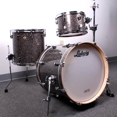 Ludwig  Keystone UpBeat 3 Piece Shell Pack Galaxy Bronze (Made in the USA) image 1