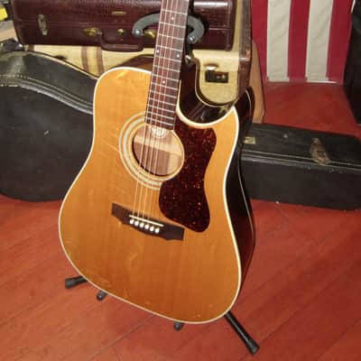 1975 Guild D-40C NT Acoustic Flattop w/ Cutaway Natural image 2