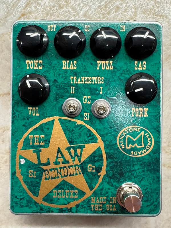 Menatone The Law Bender Deluxe 2025 - Green & Gold | Reverb