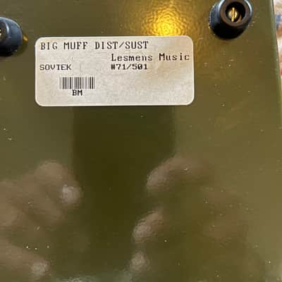 Electro-Harmonix Big Muff Pi V7 (Green Russian) 1994 - 2000 - Green image 8