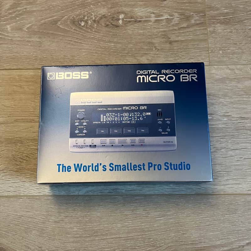 Boss Micro BR Digital Recorder 2000s - Silver / Black image 1
