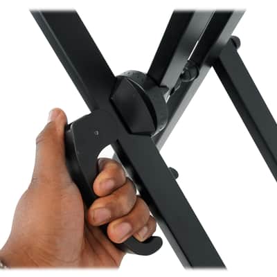 Rockville RKS42X 2-Tier X-Stand Keyboard or DJ Stand with Shelf to Turn Into Table image 24