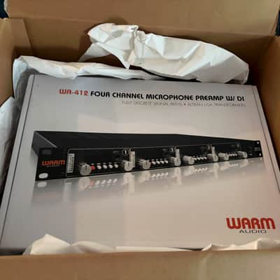 Warm Audio WA-412 4-Channel Mic Preamp 2016 - Present - Black image 6