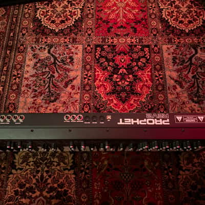 Sequential Prophet Rev2 61-Key 8-Voice Polyphonic Synthesizer 2018 - Present - Black with Wood Sides image 2