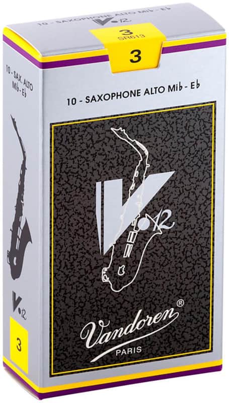 Vandoren SR613 V12 Alto Saxophone Reeds - Strength 3 (Box of 10) image 1