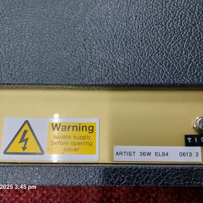 EVA 'ARTIST' 36watt, all valve GUITAR AMP. image 7