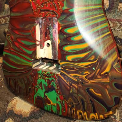 Hand Painted Stratocaster Style Body New Unscathed image 9