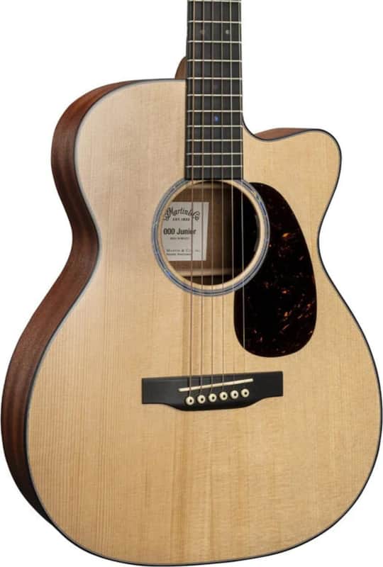 Martin 000CJr-E Junior Series Mini Grand Auditorium Acoustic-Electric Guitar (2025), Solid Spruce Top image 1