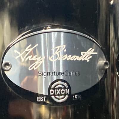 Dixon - 6.5x14" Greg Bissonette Signature Snare Drum, 2014 Black Nickel image 2