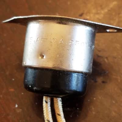 Bell & Howell Vintage GE power supply socket plug for electric cord cable recessed 1950s image 3