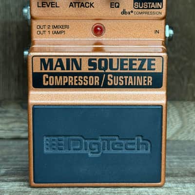 DigiTech Main Squeeze Compressor Sustainer Pedal | Reverb