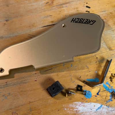 Vintage 1960s Gretsch Original Gold Pickguard Complete Electric Guitar '60s USA image 2