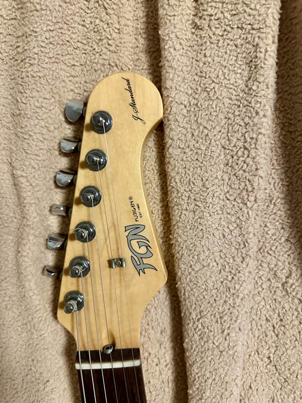 Fujigen FGN JST-5R J-Standard Stratocaster (MIJ) - Black | Reverb