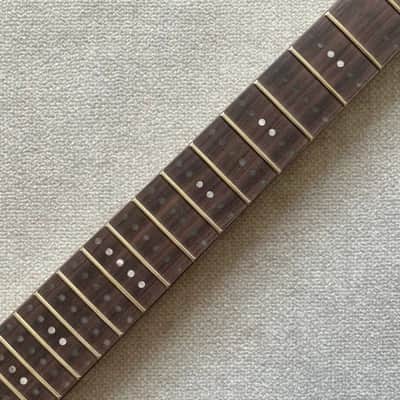 Maple Wood Guitar Neck, 24 Frets Rosewood Fingerboard image 10