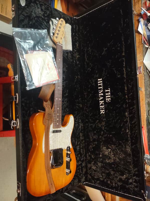 Fender American performer telecaster 2024 certificate of authenticity- Lacquer finish sunset image 1