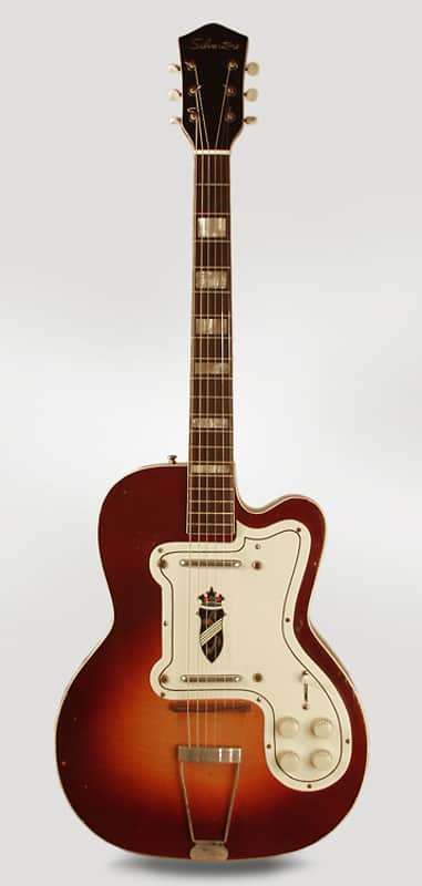 Kay Silvertone Thin Twin Model 1369L 1957 Sunburst Lacquer image 1