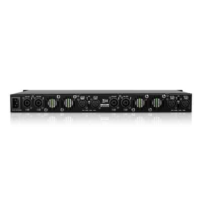 NIX-D4800 | 1U Class-D 4-Channel PA/DJ Power Amplifier, 4 x 720W RMS at 4-ohm, Aluminum Panel, Conference Installations image 4