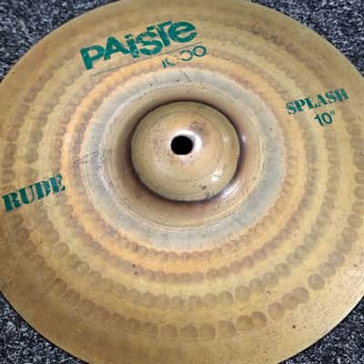 Splash Cymbal 10" Paiste Rude 1000 Vintage USED! RKRYD290726 image 2