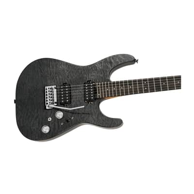 Charvel Pro-Mod Plus DK24 HH 2PT EB QM 6-String Electric Guitar (Midnight Ocean) Bild 3