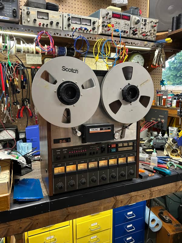 TEAC TASCAM Series 80-8 1/2" 8-Track Reel to Reel Tape Recorder + DX8 image 1