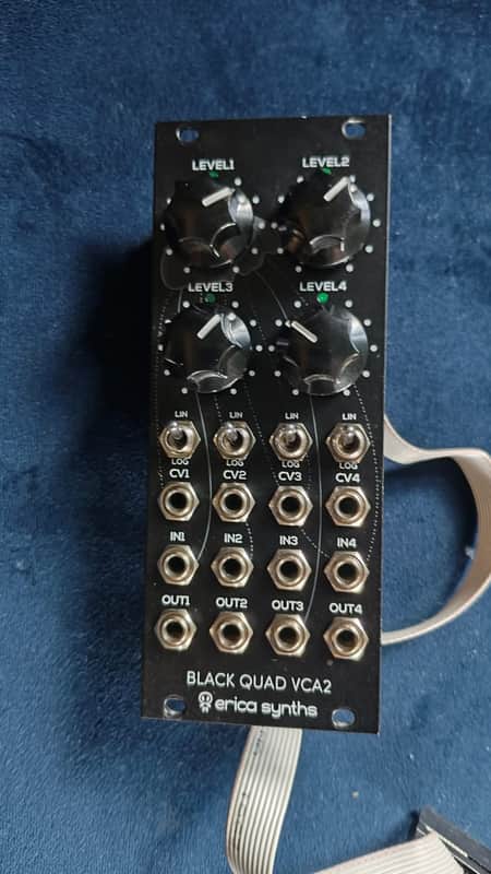 Erica Synths Black Quad VCA2 2014 - 2020 - Black image 1