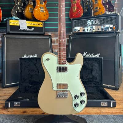 Fender Chris Shiflett Telecaster Deluxe Shoreline Gold 2023 Electric Guitar image 1