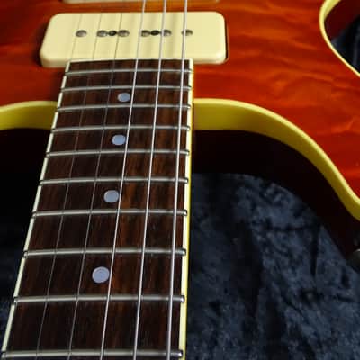 Hamer Custom built Archtop P90 1994 59 Burst image 6