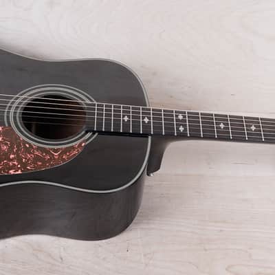 Epiphone PR-350B 1999 Ebony Acoustic Guitar w/ Bag image 2