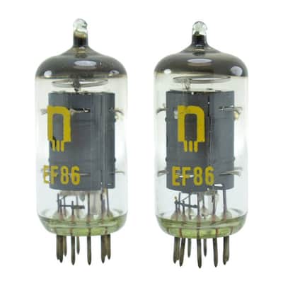 Par Tubos EF86 RFT NOS con Prueba de Emisión image 1