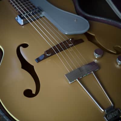 Holy Grail Vintage 1956 Gretsch Jaguar Tan 6184 Electromatic Corvette Hollowbody image 5